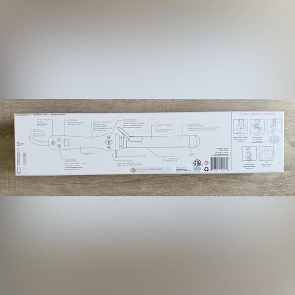 The Beachwaver Co. Pro 1 Curling Iron - Black and White - Picture 3 of 6